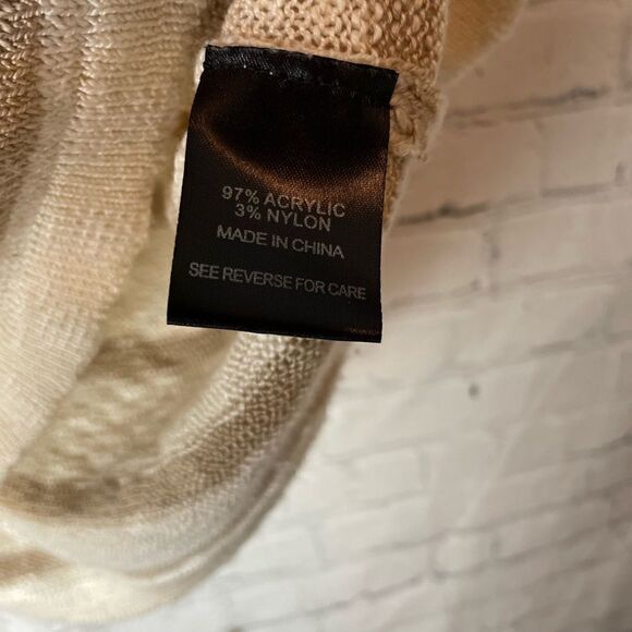 Knot Sisters Stripe Pullover Sleeveless Sweater Tank L - Picture 6 of 7